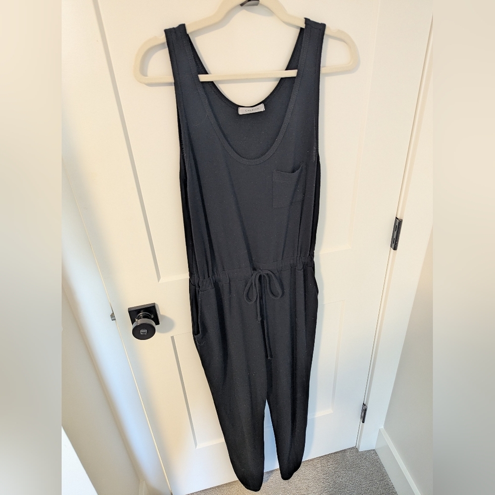 2/$20 Cherish Black Sleeveless Jumpsuit - Picture 4 of 4